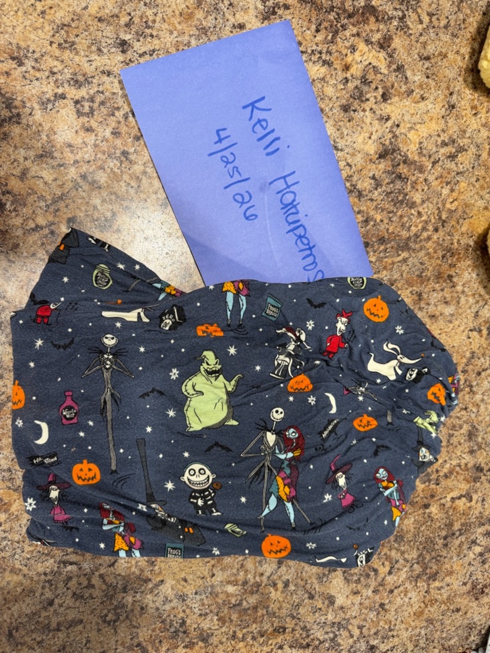 Little Sleepies NBC Halloween Character crib sheet